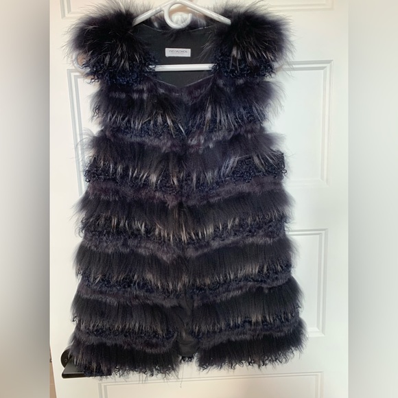 Yves Solomon lamb fur vest - Picture 1 of 3